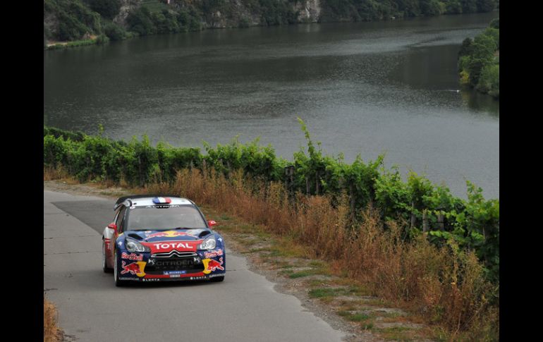 Sebastian Loeb comanda sin problemas el Rally en territorio teutón. EFE  /