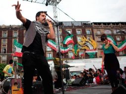 Este domingo, en el Zócalo de la Ciudad de México, se realizó el Festival por la Democracia. EL UNIVERSAL  /