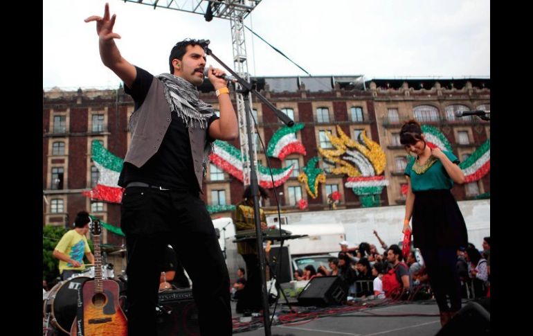 Este domingo, en el Zócalo de la Ciudad de México, se realizó el Festival por la Democracia. EL UNIVERSAL  /