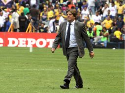 El director técnico del América aclara que el vestidor está sano en el equipo azulcrema . ARCHIVO  /