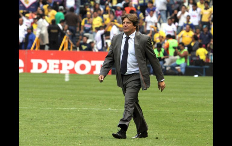 El director técnico del América aclara que el vestidor está sano en el equipo azulcrema . ARCHIVO  /