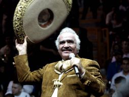 Vicente Fernández entonará el tema de ''Que bonito amor'', escrito por José Alfredo Jiménez. ARCHIVO  /