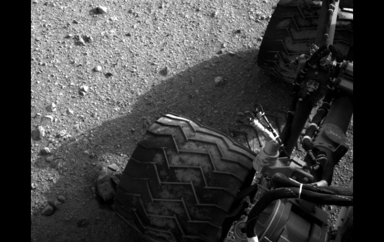 Durante su descanso del miércoles, Curiosity tomó fotografías del que será  su destino final, Monte Sharp. AP  /