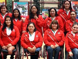 Imagen de la Selección mexicana femenil sobre silla de ruedas. ESPECIAL  /