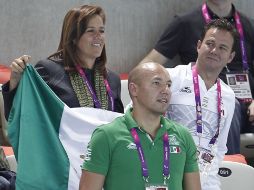 Margarita Zavala ha apoyado en todo momento a la delegación mexicana. NTX  /