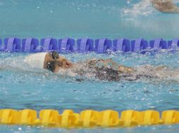 Vianney Trejo durante su participación en la semifinal de los 400 de los Juegos Paralímpicos Londres 2012. ESPECIAL  /