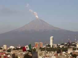 El Cenapred redujo el nivel de alerta debido a que ''Don Goyo'' tuvo un descenso en su actividad. ARCHIVO  /