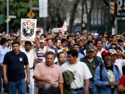 El SME mantiene el conflicto por la desaparición de la Compañía de Luz y Fuerza del Centro. ARCHIVO  /