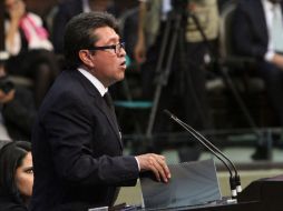 Ricardo Monreal, durante la Sesión del Congreso General de la LXII Legislatura, en el Palacio Legislativo de San Lázaro. NTX  /