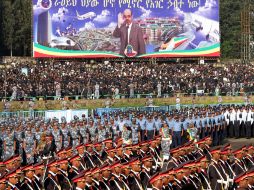 El funeral de Estado en honor al ex primer ministro etiope Meles Zenawi. AFP  /