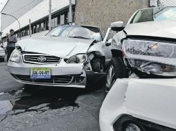 Un choque en la ciudad. Los jóvenes siguen siendo las principales víctimas de los accidentes viales.  /