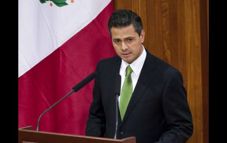 Enrique Peña Nieto recibió el viernes la constancia de mayoría en la elección presidencial. AP  /