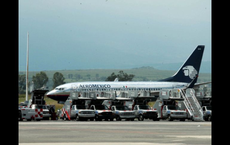 La salida de Delta Airlines y Aeroméxico pone en riesgo las inversiones del Aeropuerto Internacional de Guadalajara. ARCHIVO  /