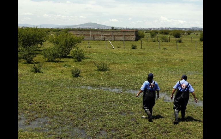 La presa de El Ahogado se localiza en la zona más baja de región, lo que lo convierte en una zona de riesgo.  /