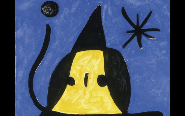 Una de las obras de Joan Miró. ARCHIVO  /