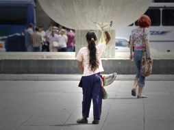 La muestra se compone de 20 fotografías que muestran a los niños en situación de explotación. ARCHIVO  /