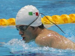 Gustavo Sánchez sigue cosechando medallas en la alberca en Londres 2012. CONADE  /