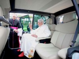 El auto de contaminación cero será utilizado para los traslados del Papa en el Vaticano. NOTIMEX  /