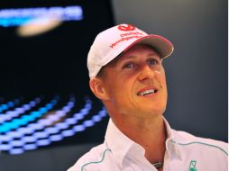 Schumascher en conferencia de prensa en Autódromo Nazionale de Monza. AFP  /