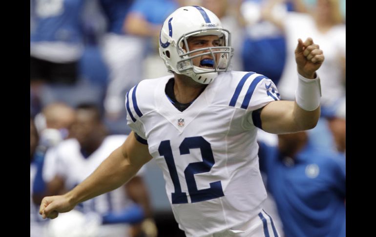 Andrew Luck empezará el domingo su trayectoría en la NFL. AP  /