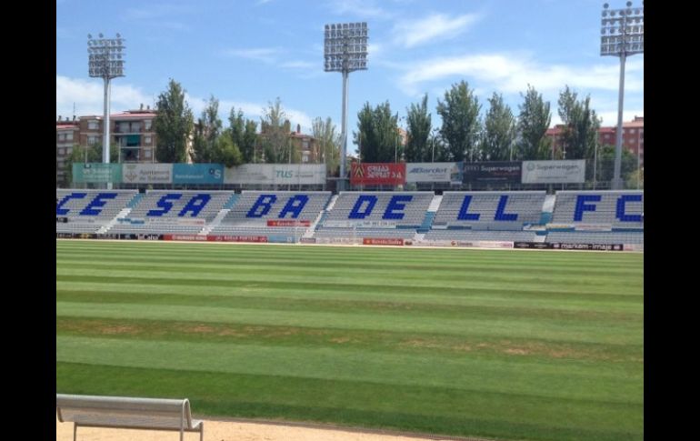 En el Estadi de la Nova Creu Alta, el Sabadell recibirá al Almería este sábado (tomada de twitter @CESabadell) ESPECIAL  /