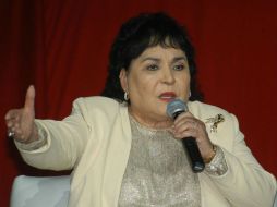 Durante su estancia en Torreón, Carmen Salinas recibir el nombramiento como ''Lagunera Distinguida''. ARCHIVO  /