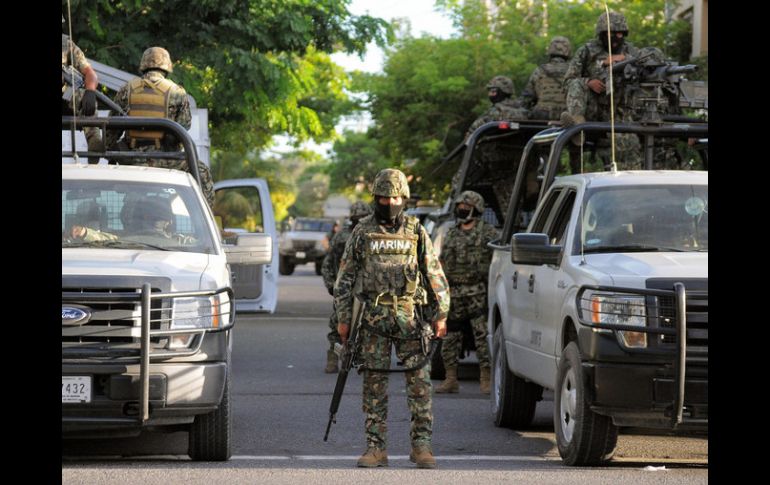 El aseguramiento tuvo lugar durante un patrullaje terrestre en la zona centro de esta ciudad, informa la Armada. ARCHIVO  /