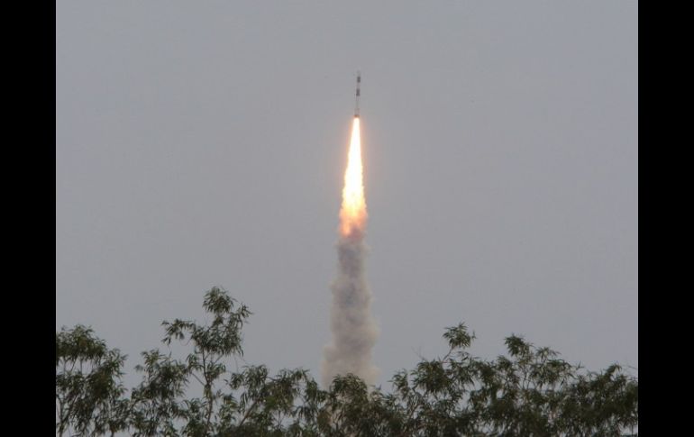 El SPOT 6 fue lanzado desde el Centro Espacial Satish Dhawan, ubicado en la isla de Sriharikota. AFP  /