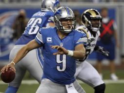 Mathew Stafford saco el partido en favor de los Leones de Detroit. REUTERS  /