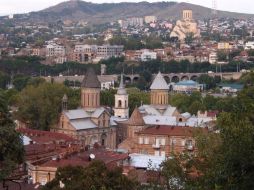 La hermosa capital de Georgia, Tiflis, donde la selección española jugará el martes. ESPECIAL  /