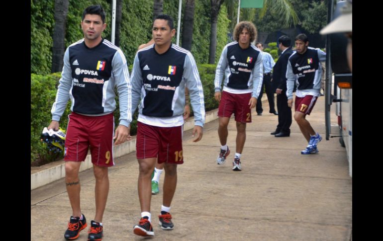 La selección venezolana arribó a Asunción para prepararse para el duelo ante Paraguay. REUTERS  /