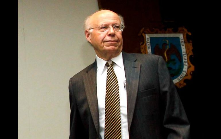 El rector de la UNAM, José Narro Robles, durante la presentación del libro Reforma del Estado y Fortalecimiento de la Nación. NTX  /