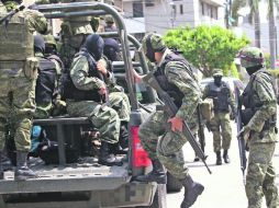 Los operativos del Ejército del jueves pasado obligaron a instaurar el operativo entre con las corporaciones estatales y municipales.  /