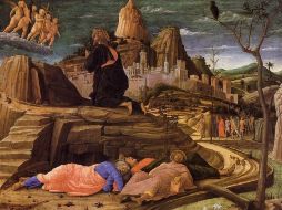 Fragmento de ''La agonía del huerto'' de Mantegna (Fallecido en 1506). ESPECIAL  /