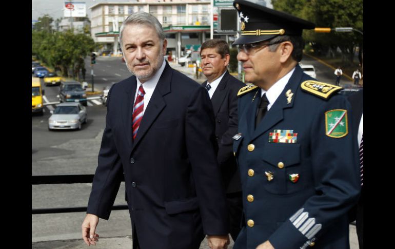 El general Genaro Fausto Lozano acompañó al gobernador Emilio González a conmemoración de niños Héroes.  /