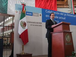 Alejandro Poiré encabezó la ceremonia de Conmemoración del 30 Aniversario del Establecimiento del Archivo General de la Nación. NTX  /