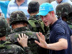 El príncipe Enrique, apodado 'capitán Wales', llegó la semana pasada a Camp Bastión. ARCHIVO  /