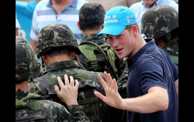 El príncipe Enrique, apodado 'capitán Wales', llegó la semana pasada a Camp Bastión. ARCHIVO  /