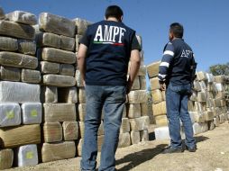 La droga decomisada quedó al resguardo de las autoridades. ARCHIVO  /