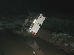 Sobre el Camino a Buena Vista una camioneta pick up se volcó; su conductor se dio a la fuga.  /