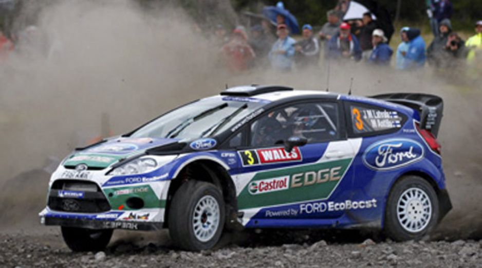 Jari-Matti Latvala comanda luego de dos jornadas en Gales. CORTESÍA www.worldrallypics.com  /