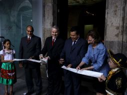 Inauguración de la sala de exposición temporal ''MAPAS'' en el Palacio de Gobierno.  /