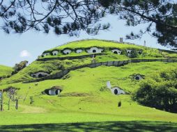 Película. Los escenarios naturales de Nueva Zelanda, algunos con la mano del hombre, te remontan a la historia de JRR. Tolkien.  /