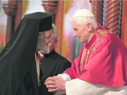 Bechara Rai, patriarca maronita, y su santidad Benedicto XVI. REUTERS  /