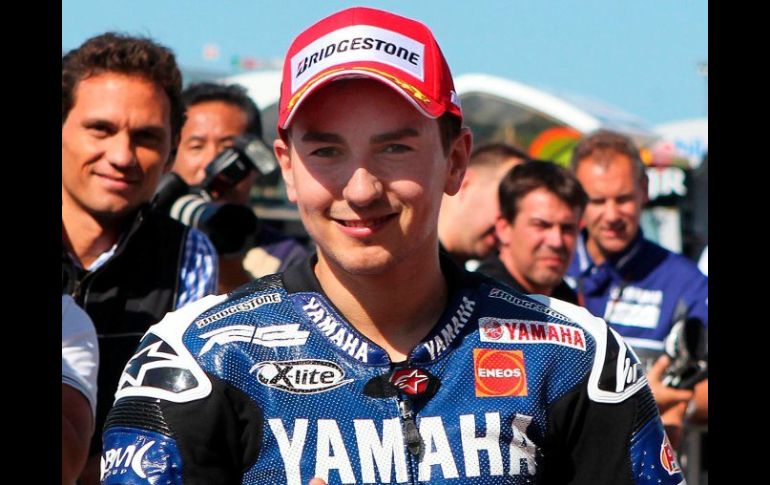 El piloto español de MotoGP Jorge Lorenzo, de Yamaha Factory Racing, sdurante el Gran Premio de Motociclismo de San Marino. EFE  /