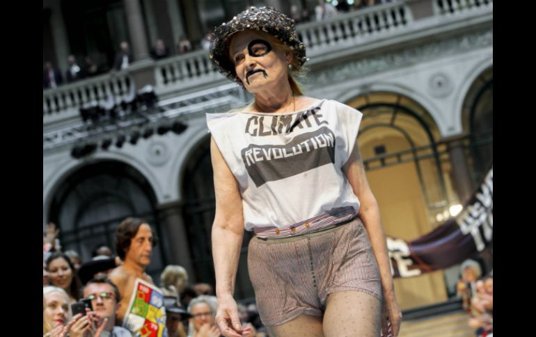 El desfile de Vivienne Westwood era uno de los más esperados de esta  tercera jornada del evento. AP  /