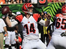 Andy Dalton tuvo una buena tarde para los Bengalíes. AP  /