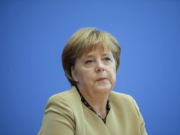 La canciller federal de Alemania, Angela Merkel, descartó el financiamiento de los países europeos en crisis por medio del BCE. AP  /