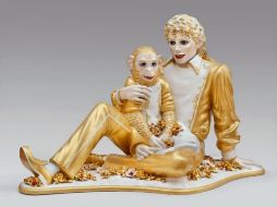 Michael Jackson y Bubbles por Jeff Koons: La influencia de Warhol en el ámbito moderno. ESPECIAL  /