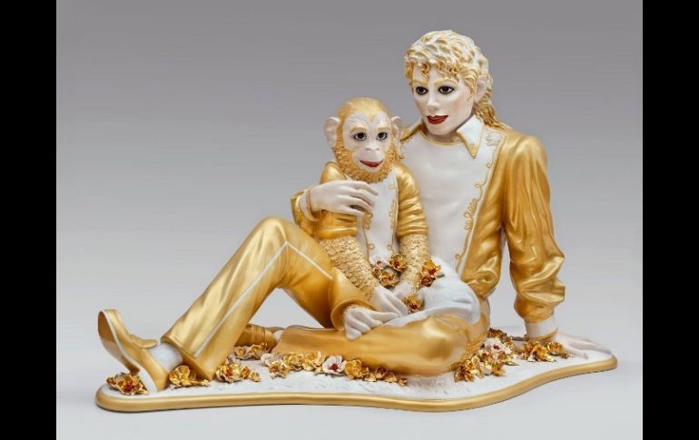 Michael Jackson y Bubbles por Jeff Koons: La influencia de Warhol en el ámbito moderno. ESPECIAL  /